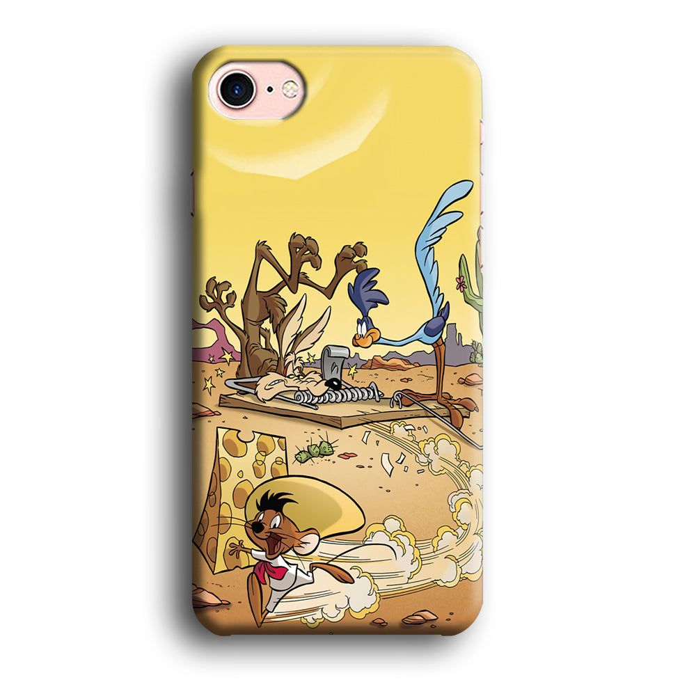 Road Runner Wile E Coyote Trapped iPhone 8 Case