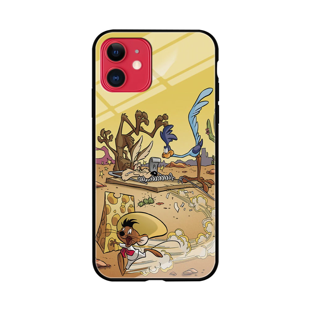 Road Runner Wile E Coyote Trapped iPhone 11 Case