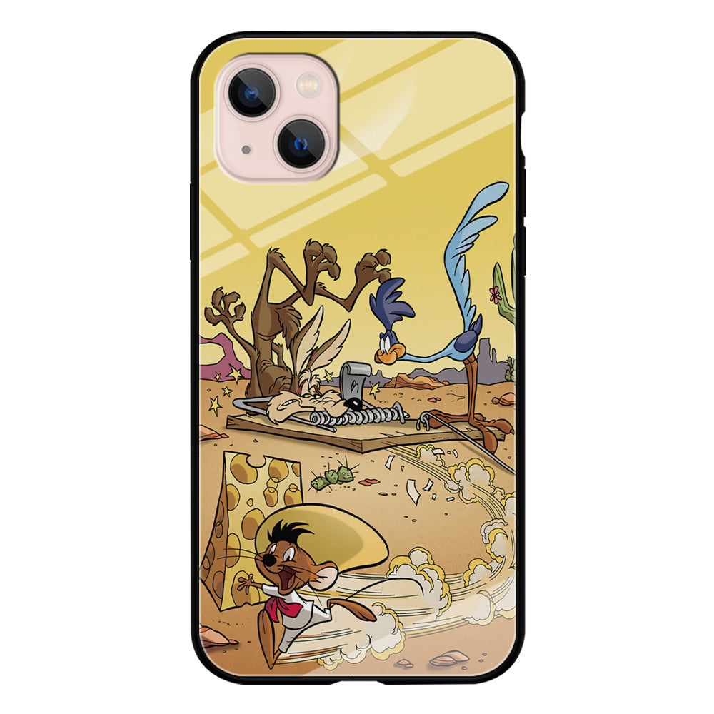 Road Runner Wile E Coyote Trapped iPhone 13 Case