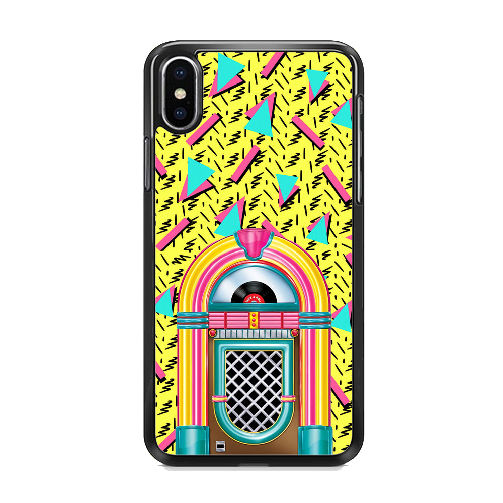 Rock and Roll Music Box iPhone X Case