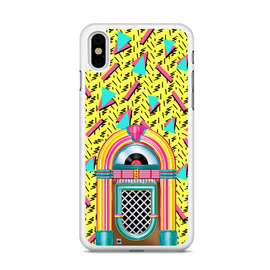 Rock and Roll Music Box iPhone X Case