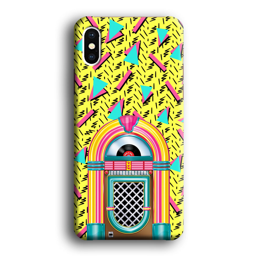 Rock and Roll Music Box iPhone X Case