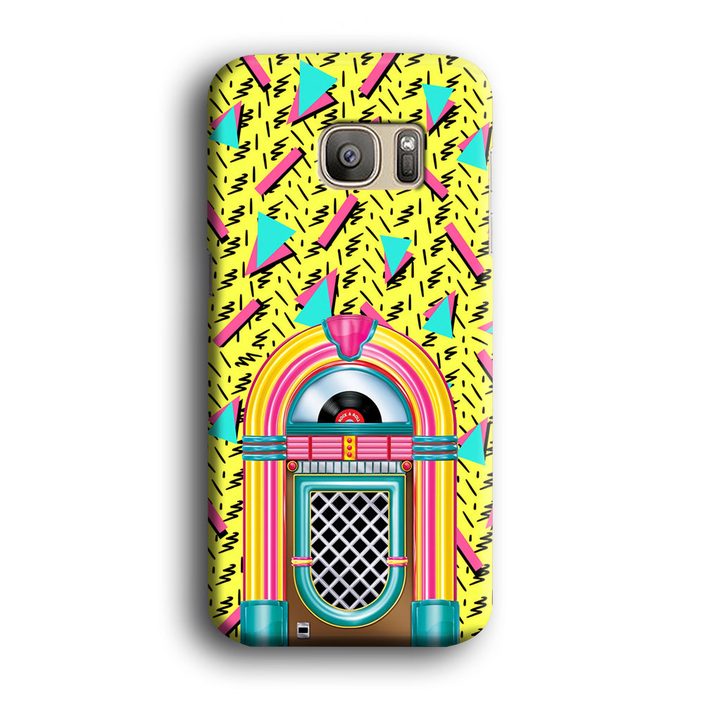 Rock and Roll Music Box Samsung Galaxy S7 Edge Case