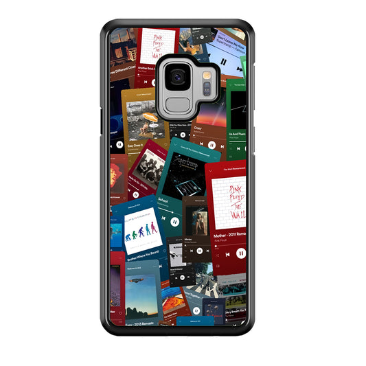Rock's Song Playlist Collage Samsung Galaxy S9 Case