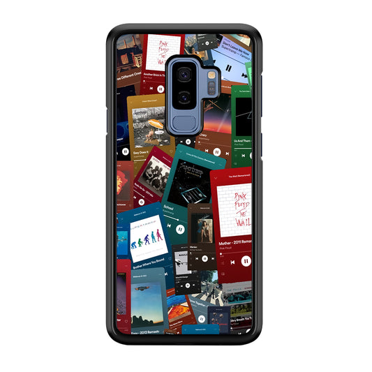 Rock's Song Playlist Collage Samsung Galaxy S9 Plus Case