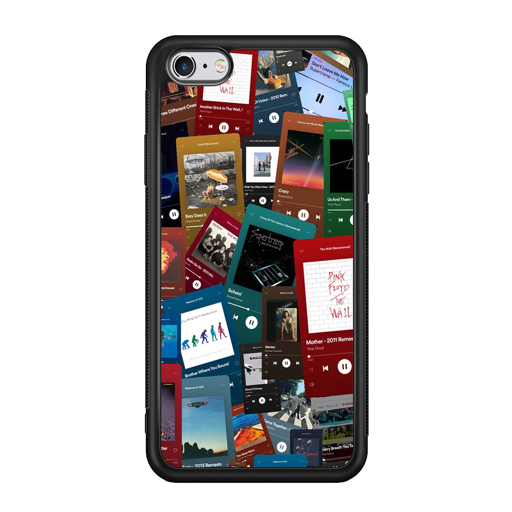 Rock's Song Playlist Collage iPhone 6 Plus | 6s Plus Case