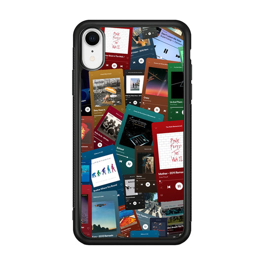 Rock's Song Playlist Collage iPhone XR Case