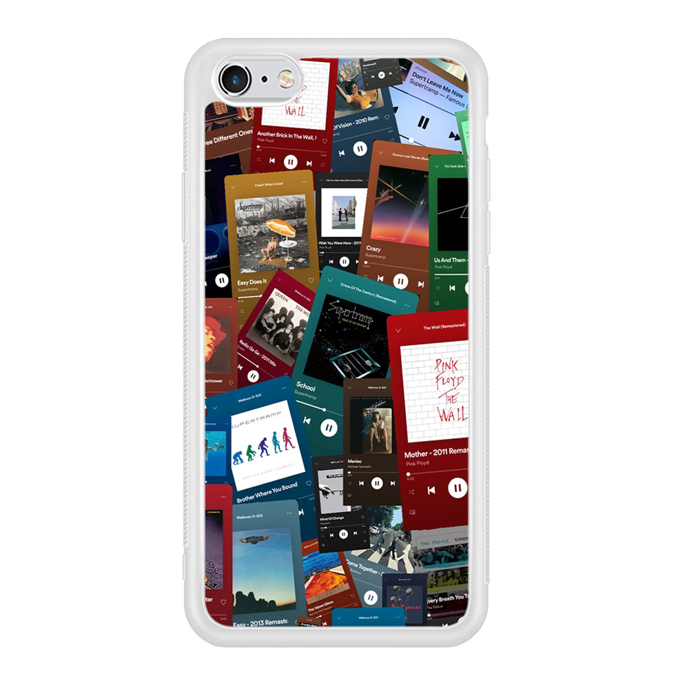 Rock's Song Playlist Collage iPhone 6 Plus | 6s Plus Case