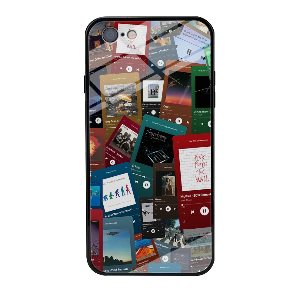 Rock's Song Playlist Collage iPhone 6 Plus | 6s Plus Case