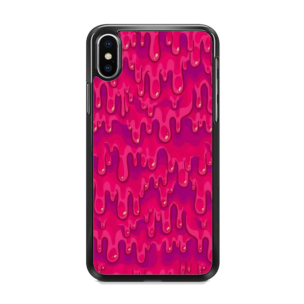 SLime Pink Magenta iPhone XS Case