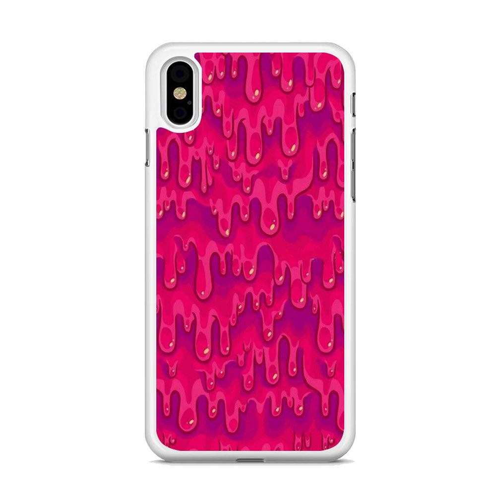 SLime Pink Magenta iPhone XS Case