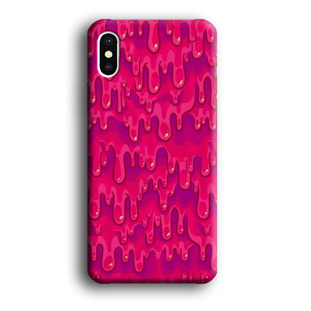 SLime Pink Magenta iPhone XS Case