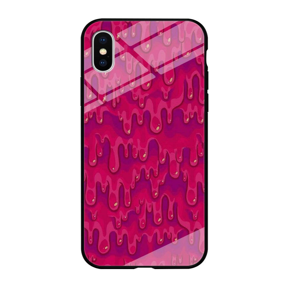 SLime Pink Magenta iPhone XS Case