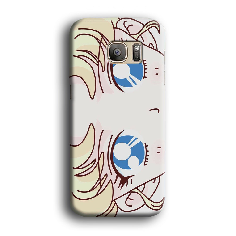 Sailor Moon Cute Face Samsung Galaxy S7 Edge Case