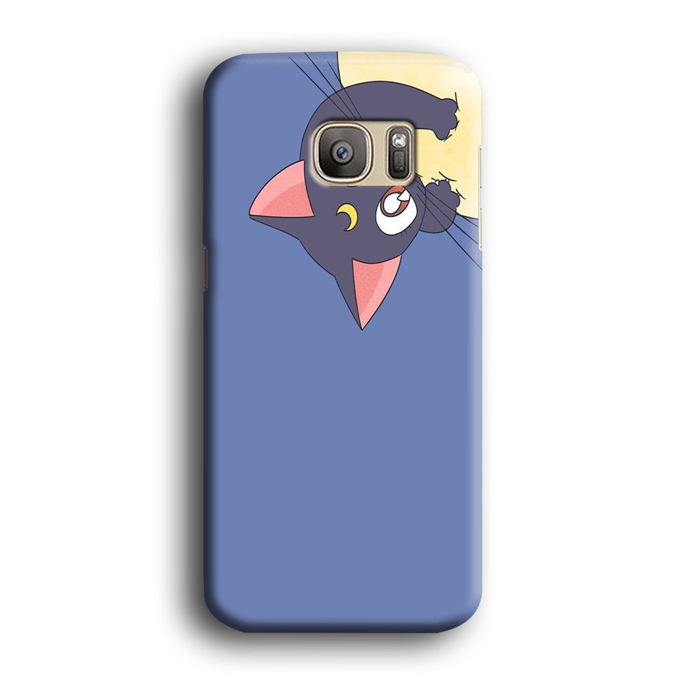 Sailor Moon Cute Luna Samsung Galaxy S7 Edge Case