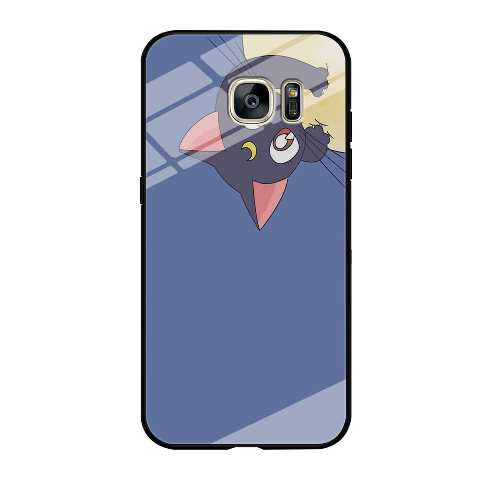 Sailor Moon Cute Luna Samsung Galaxy S7 Edge Case