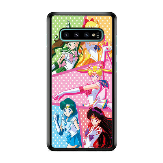 Sailor Moon Team Character Samsung Galaxy S10 Case