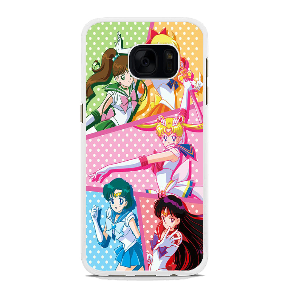 Sailor Moon Team Character Samsung Galaxy S7 Edge Case