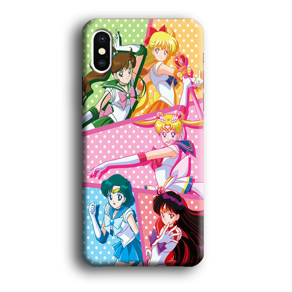 Sailor Moon Team Character iPhone X Case