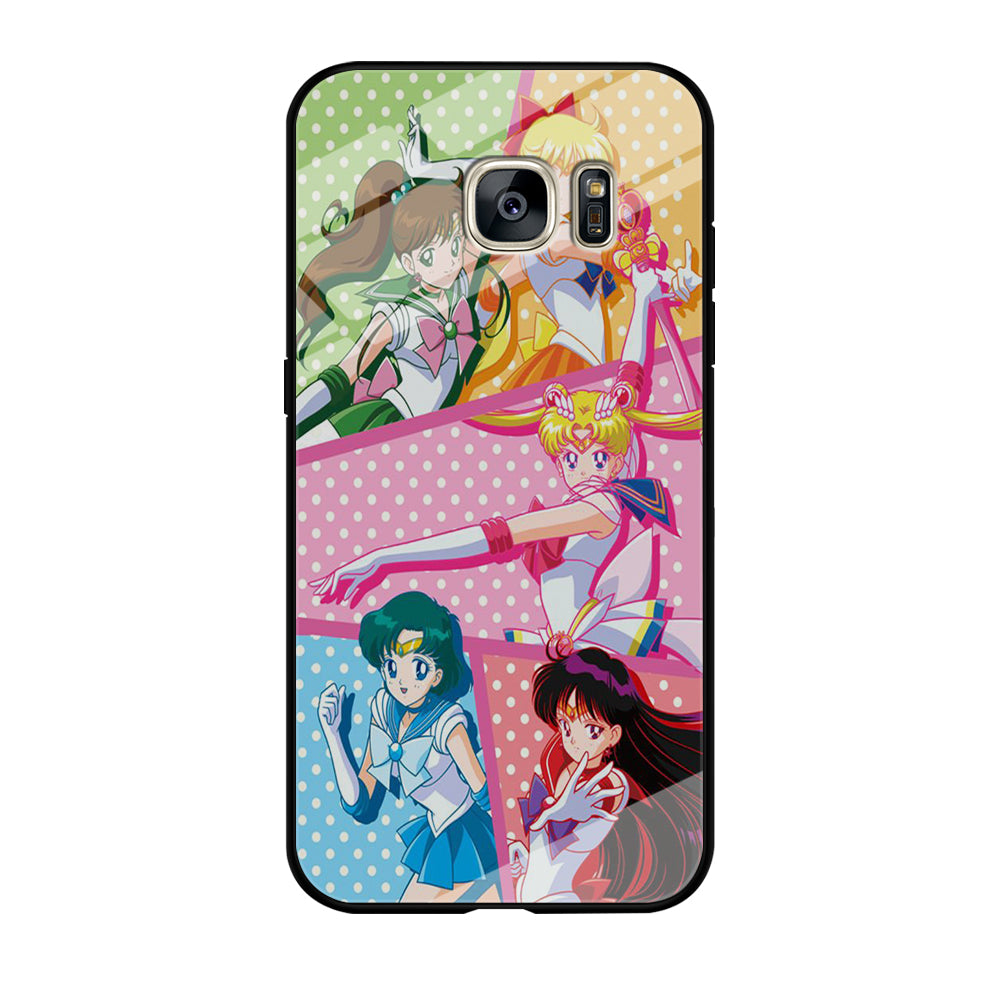 Sailor Moon Team Character Samsung Galaxy S7 Edge Case