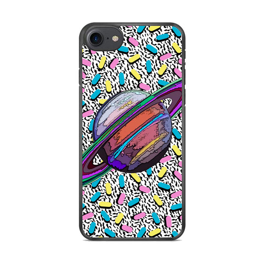 Saturnus Ring of Rainbow iPhone 8 Case