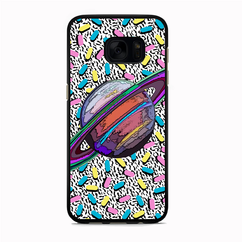 Saturnus Ring of Rainbow Samsung Galaxy S7 Edge Case
