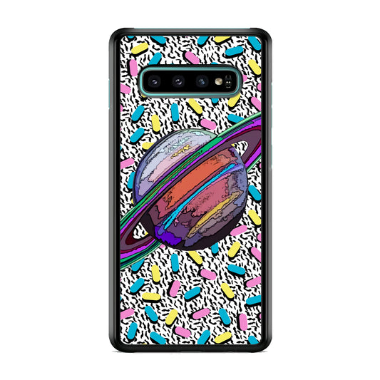 Saturnus Ring of Rainbow Samsung Galaxy S10 Case