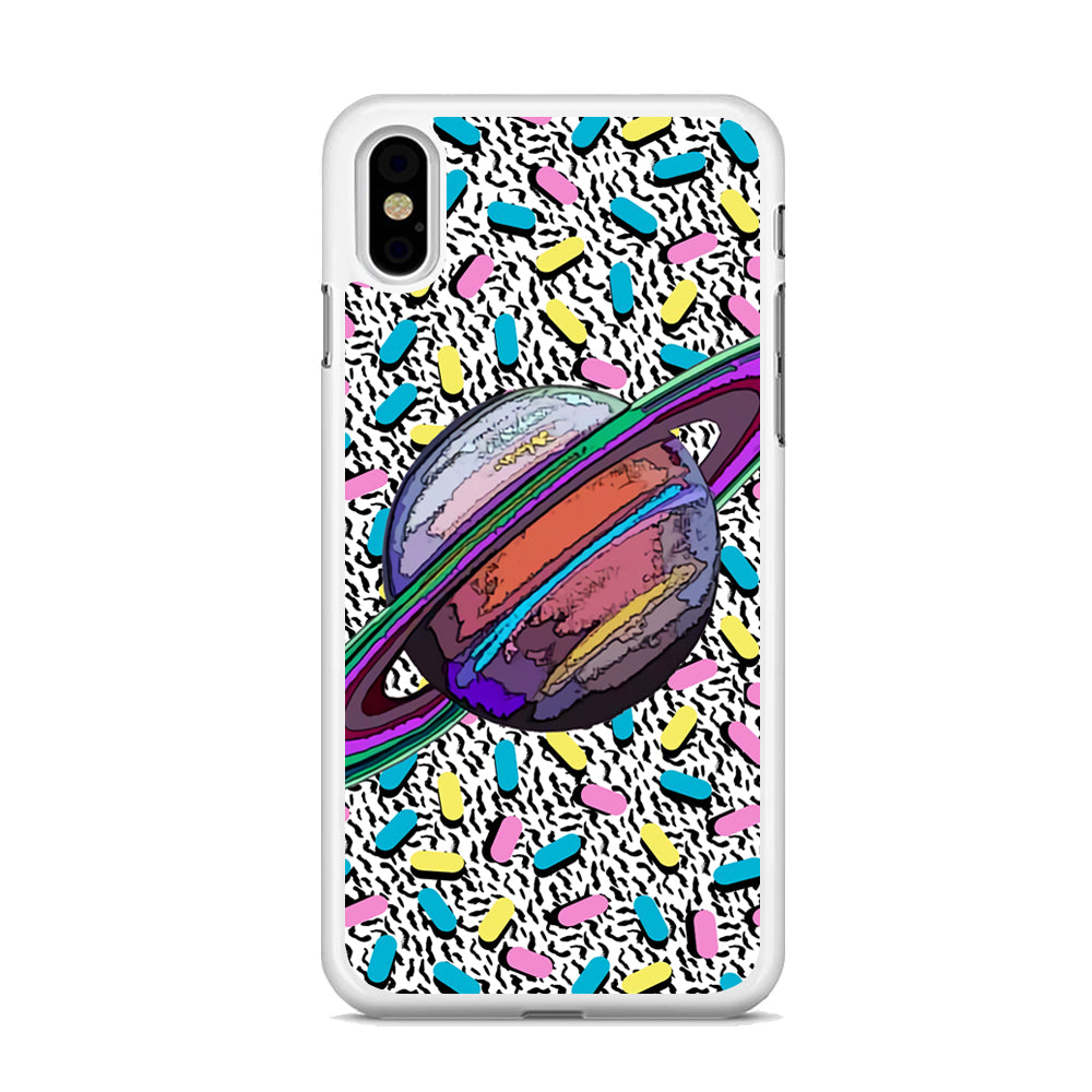 Saturnus Ring of Rainbow iPhone X Case
