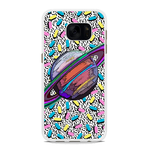 Saturnus Ring of Rainbow Samsung Galaxy S7 Edge Case