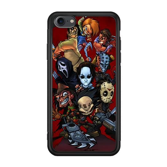 Scream Movie Collage Character iPhone 7 Case
