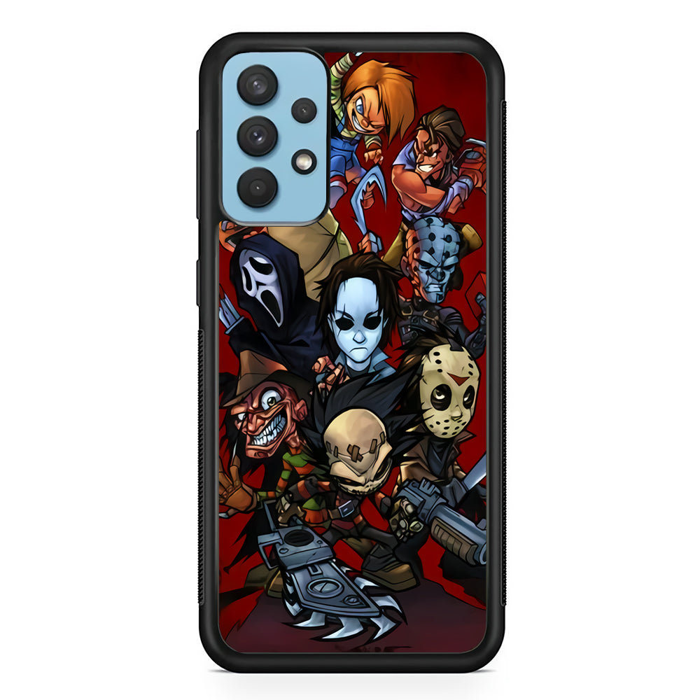 Scream Movie Collage Character Samsung Galaxy A32 Case