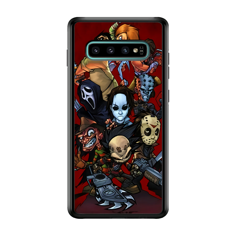 Scream Movie Collage Character Samsung Galaxy S10 Case