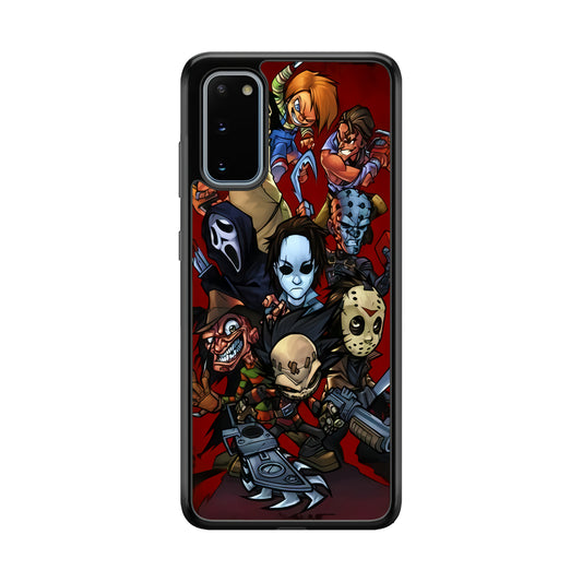 Scream Movie Collage Character Samsung Galaxy S20 Case