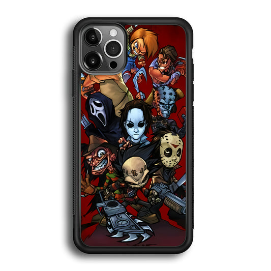 Scream Movie Collage Character iPhone 12 Pro Case