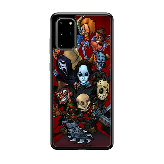 Scream Movie Collage Character Samsung Galaxy S20 Plus Case