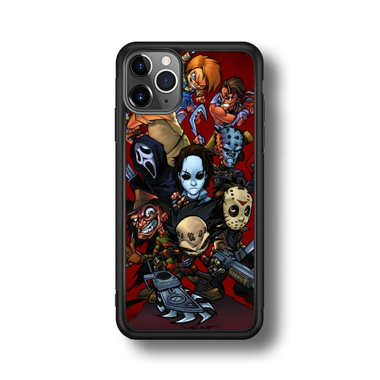 Scream Movie Collage Character iPhone 11 Pro Max Case