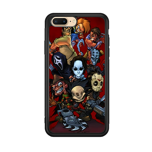 Scream Movie Collage Character iPhone 8 Plus Case