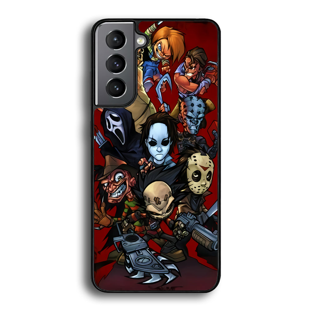 Scream Movie Collage Character Samsung Galaxy S21 Plus Case - Carneyforia