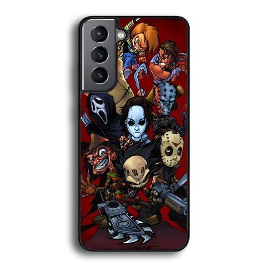 Scream Movie Collage Character Samsung Galaxy S21 Plus Case - Carneyforia