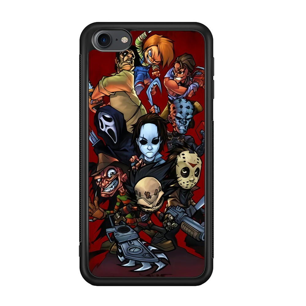 Scream Movie Collage Character iPod Touch 6 Case - Carneyforia