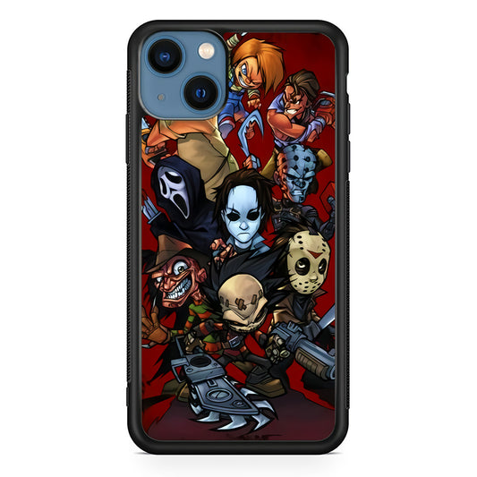 Scream Movie Collage Character iPhone 13 Case