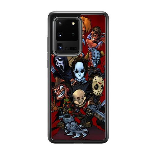 Scream Movie Collage Character Samsung Galaxy S20 Ultra Case