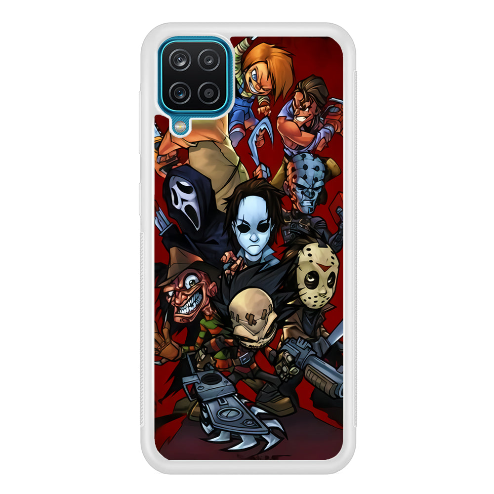 Scream Movie Collage Character Samsung Galaxy A12 Case