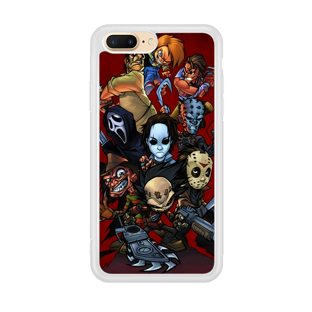 Scream Movie Collage Character iPhone 8 Plus Case