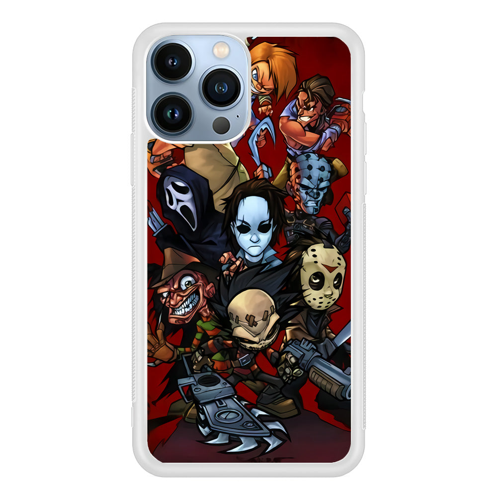 Scream Movie Collage Character iPhone 13 Pro Max Case