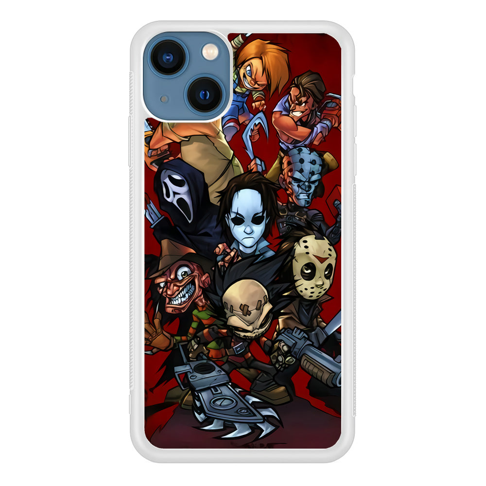 Scream Movie Collage Character iPhone 13 Case