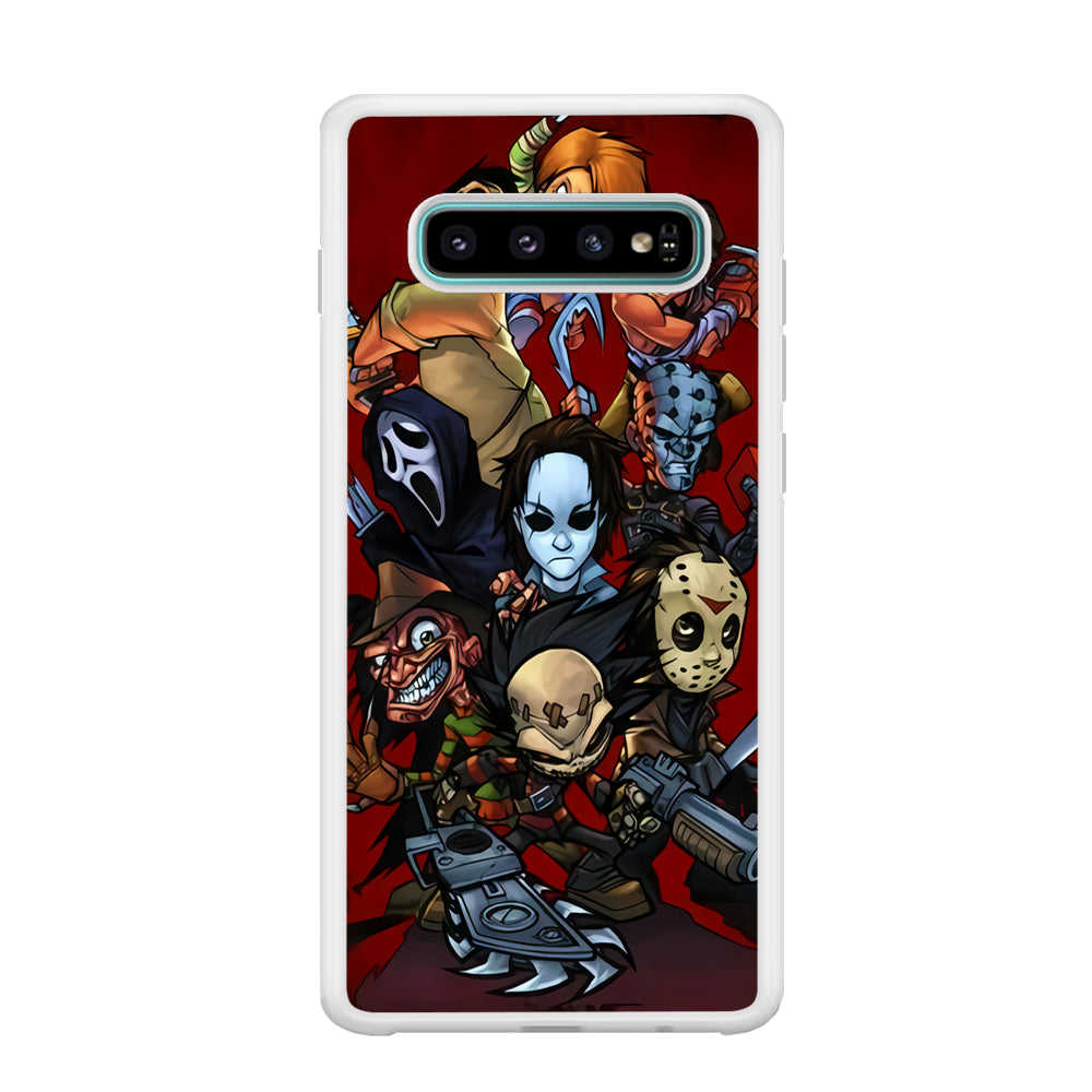 Scream Movie Collage Character Samsung Galaxy S10 Case