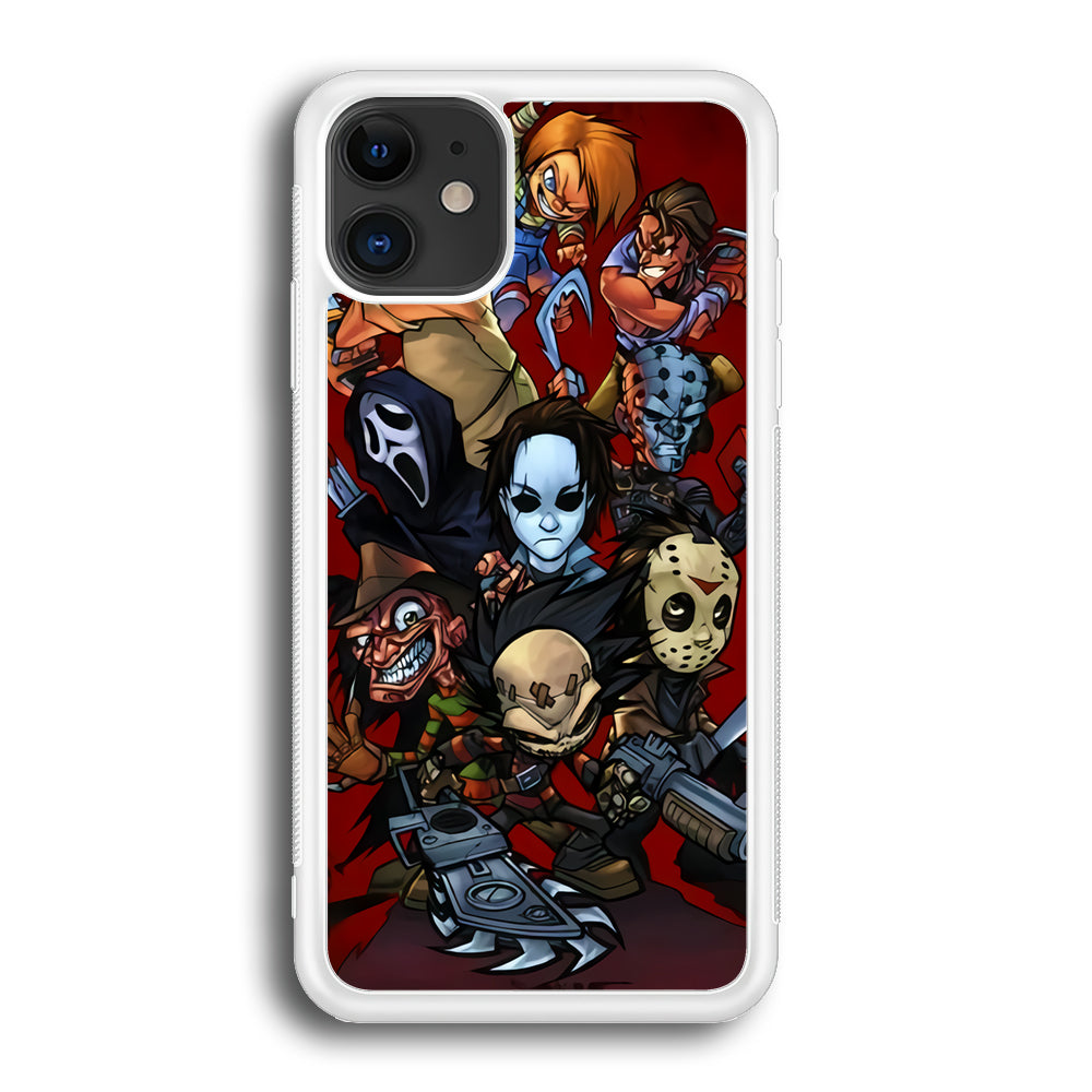 Scream Movie Collage Character iPhone 12 Case