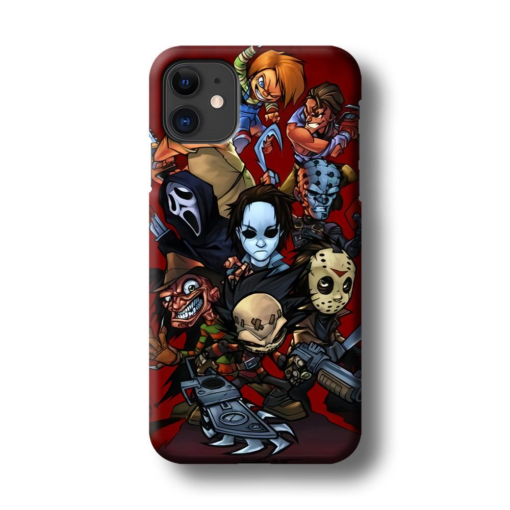 Scream Movie Collage Character iPhone 11 Case