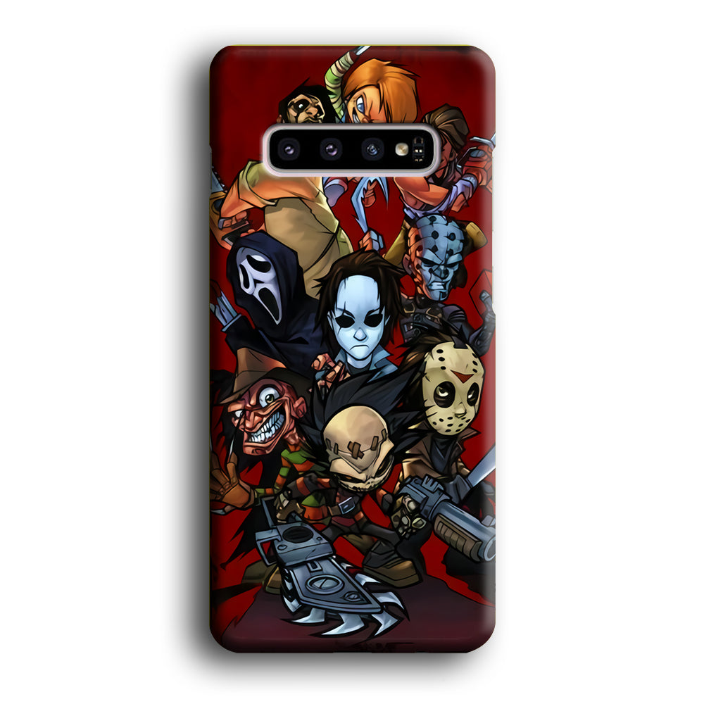 Scream Movie Collage Character Samsung Galaxy S10 Case